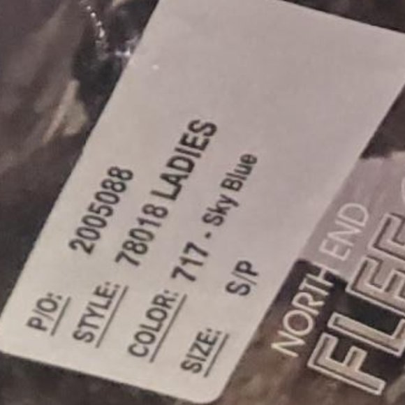 NWT North End Small Fleece Zip up Jacket 2 Pockets - Picture 8 of 8